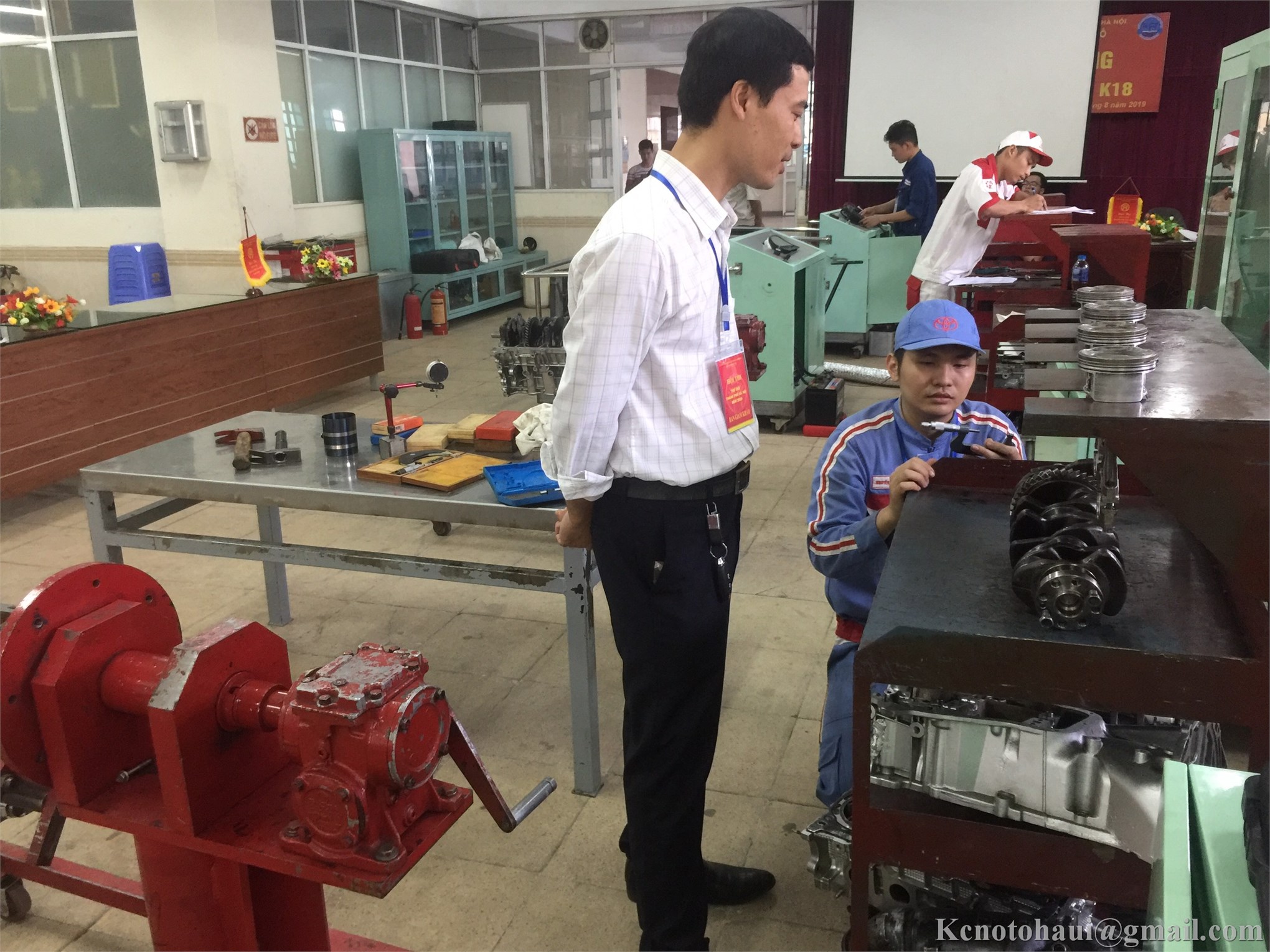 Hội thi Thợ giỏi thành phố Hà Nội năm 2019 nghề Công nghệ ô tô