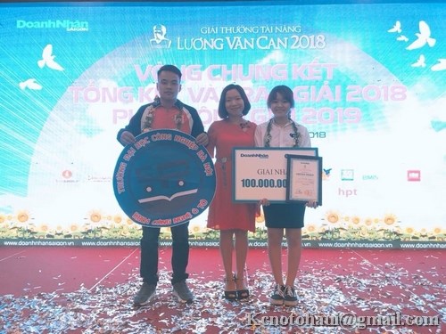 Sinh viên khoa công nghệ ô tô xuất săc đạt quán quân trong cuộc thi “Giải thưởng tài năng Lương Văn Can 2018”